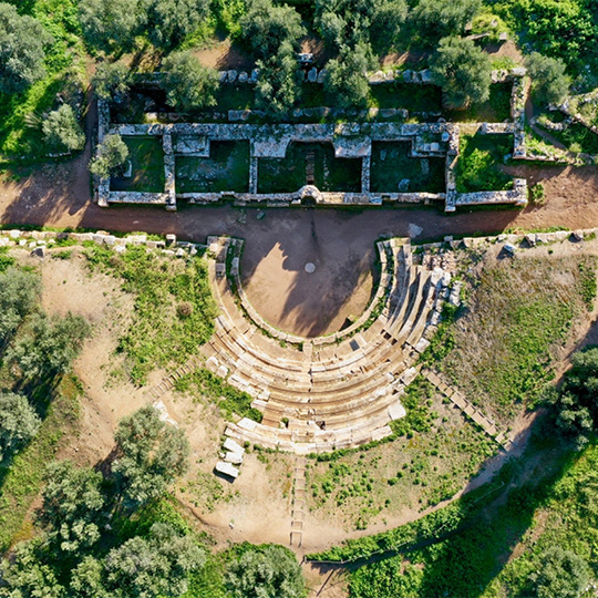 ancient aptera joel rustic villa chania
