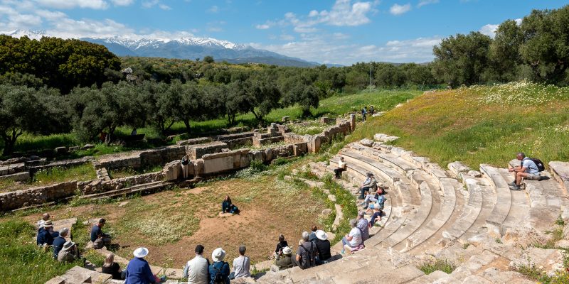 Giannis Chatziioannou Photography Aptera Ancient Theater Visitors